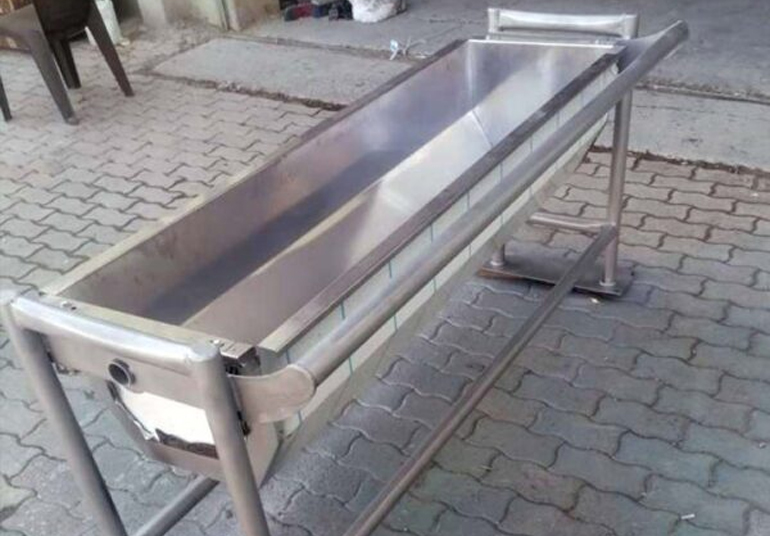 آبخوری کج 2 متری کروم